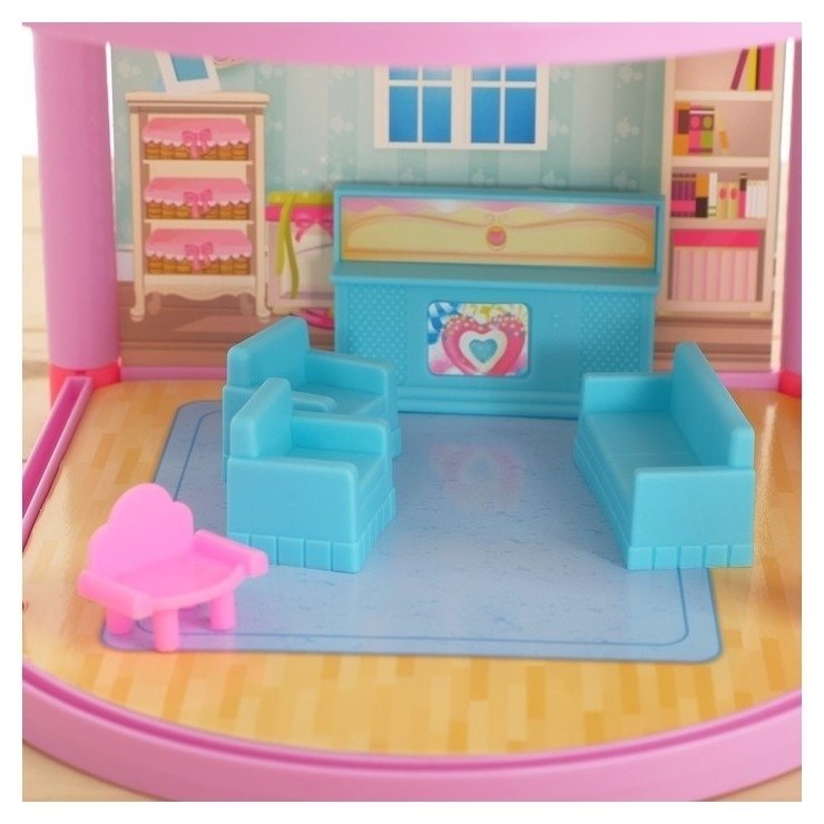 Дом для кукол Кукольный домик, с мебелью и аксессуарами