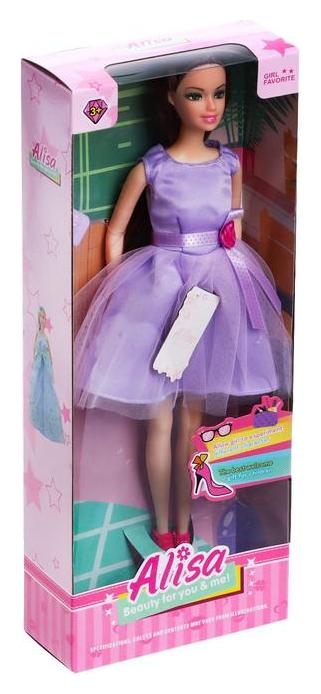 Кукла-модель Алиса в платье с аксессуарами