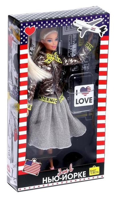 Кукла с чемоданом Элис в нью-йорке, серия вокруг света