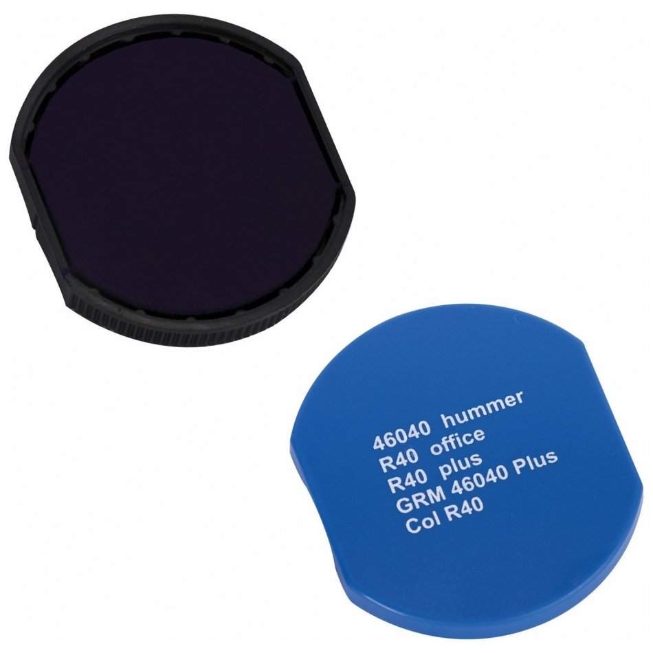 Подушка сменная диаметр 40 мм, фиолетовая, для GRM R40plus, 46040, Hummer, Colop Printer R40, 171100100