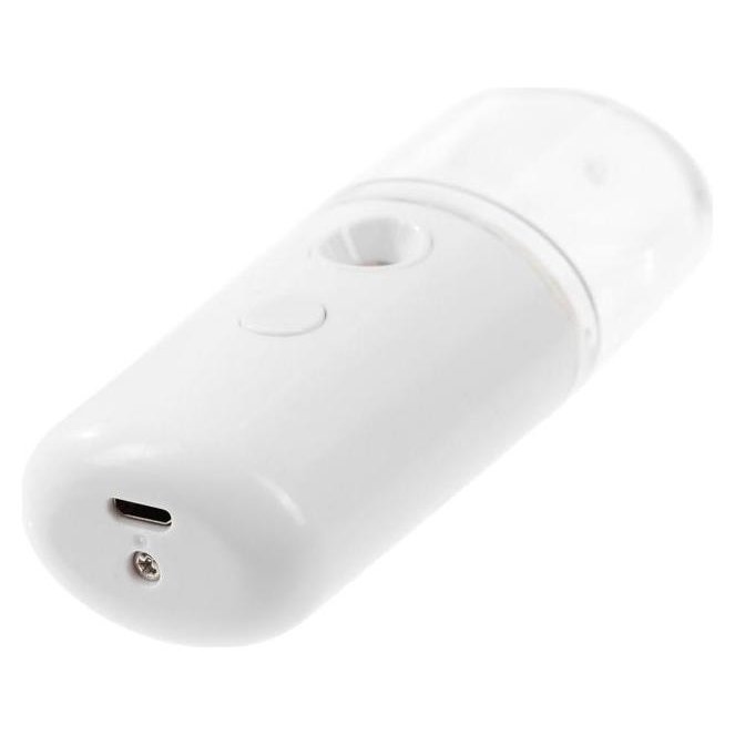 Увлажнитель Luazon Lhu-01, для лица, карманный, USB (В комплекте), акб, белый