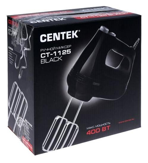 Ер Centek Ct-1125, ручной, 400 Вт, 5 скоростей, турбо-режим, чёрный