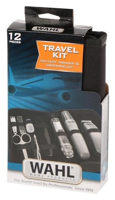Набор триммер Wahl Travel Kit 9962-1816, 0.7-12 мм, серебристый