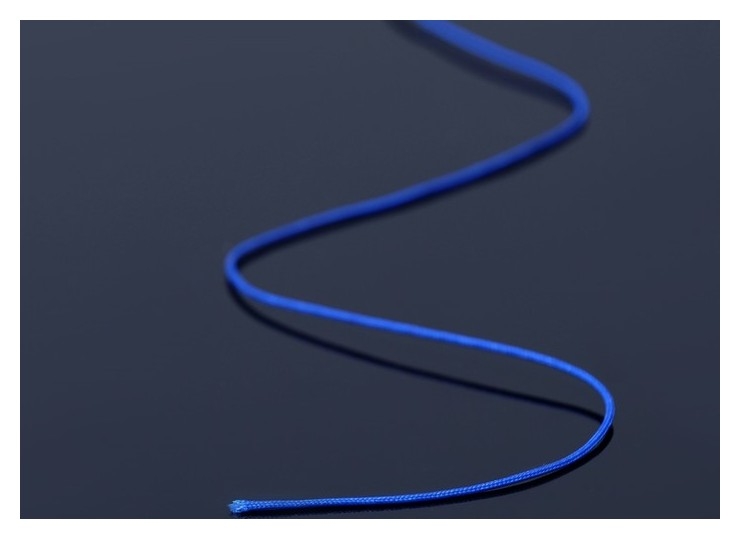 Шнур Шамбала длина 100м, D=1мм, цвет ярко-синий