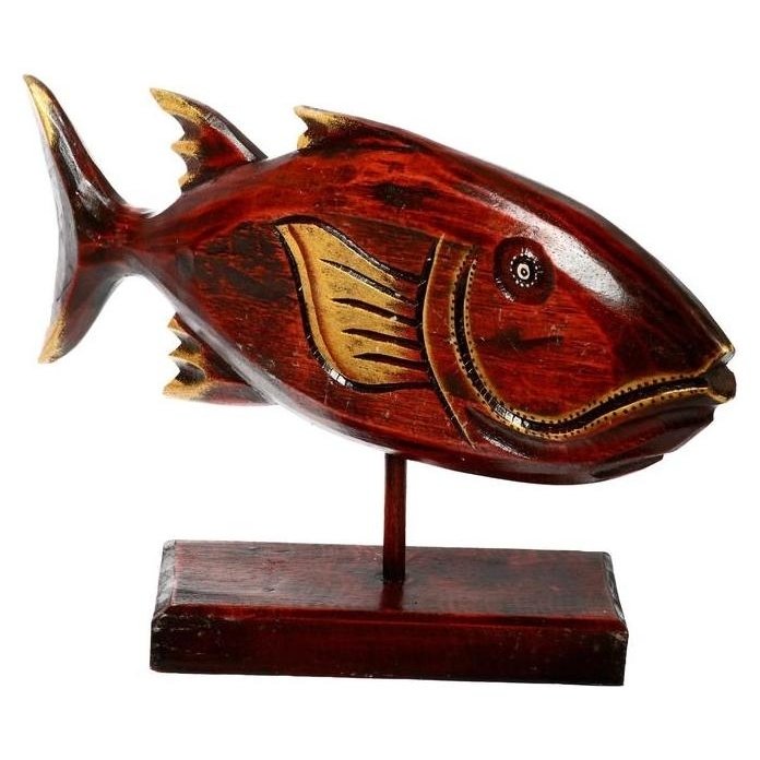 Сувенир на подставке Рыба дерево 50х10,5х30 см