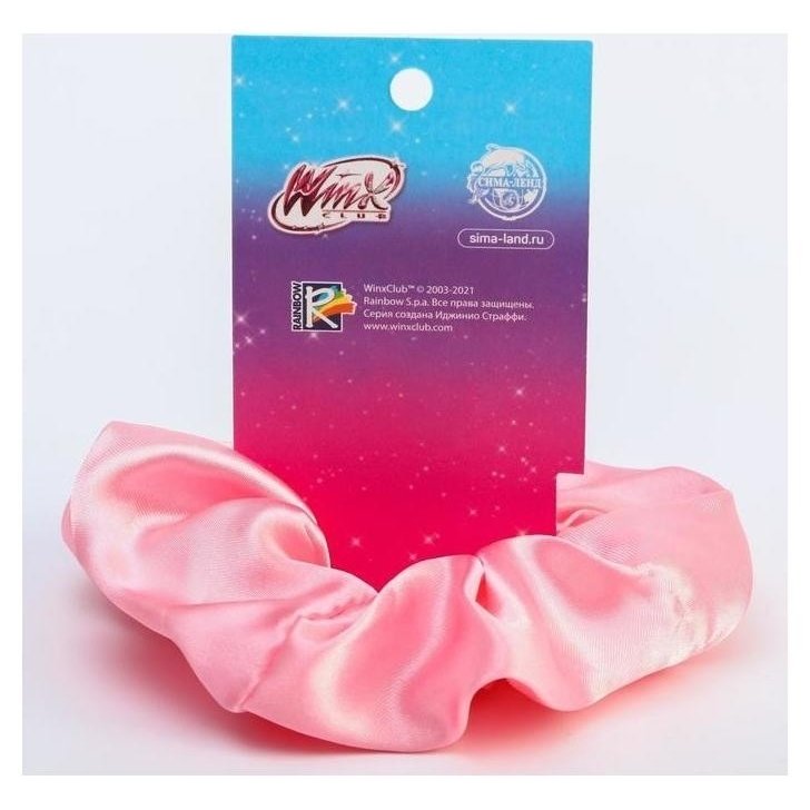 Светящаяся резинка для волос, розовая Winx