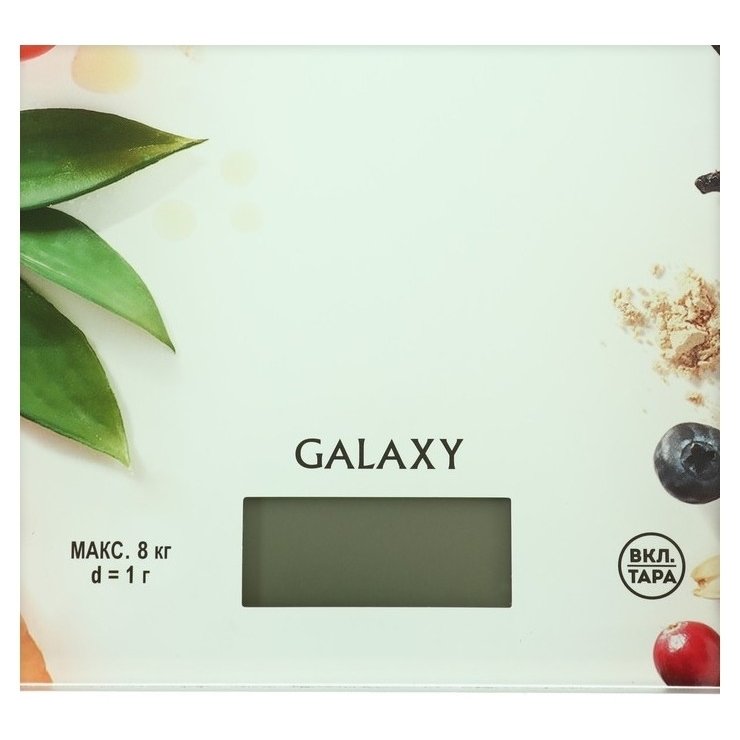 Весы кухонные Galaxy GL 2809, электронные, до 8 кг, рисунок 