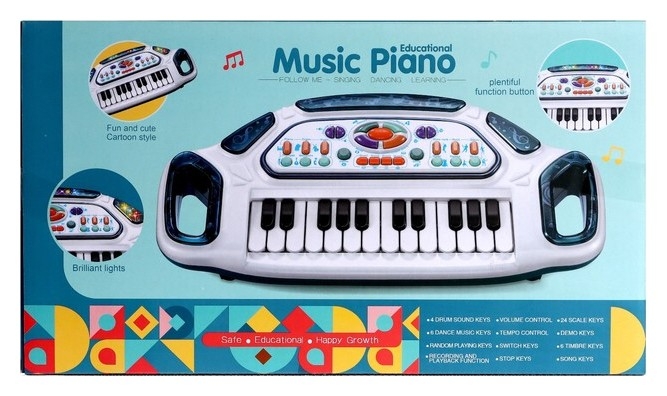 Музыкальная игрушка Пианино, световые и звуковые эффекты