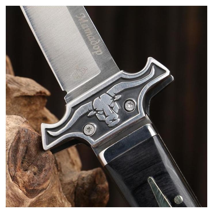 Нож складной Матадор сталь - 420, рукоять - дерево, 22 см