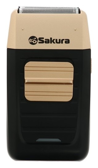 Электробритва Sakura Sa-5426bk, сеточная, 2 плавающие головки, сухое бритьё, черная