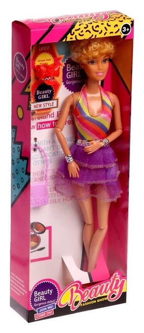 Кукла-модель шарнирная Алиса в платье, с аксессуарами