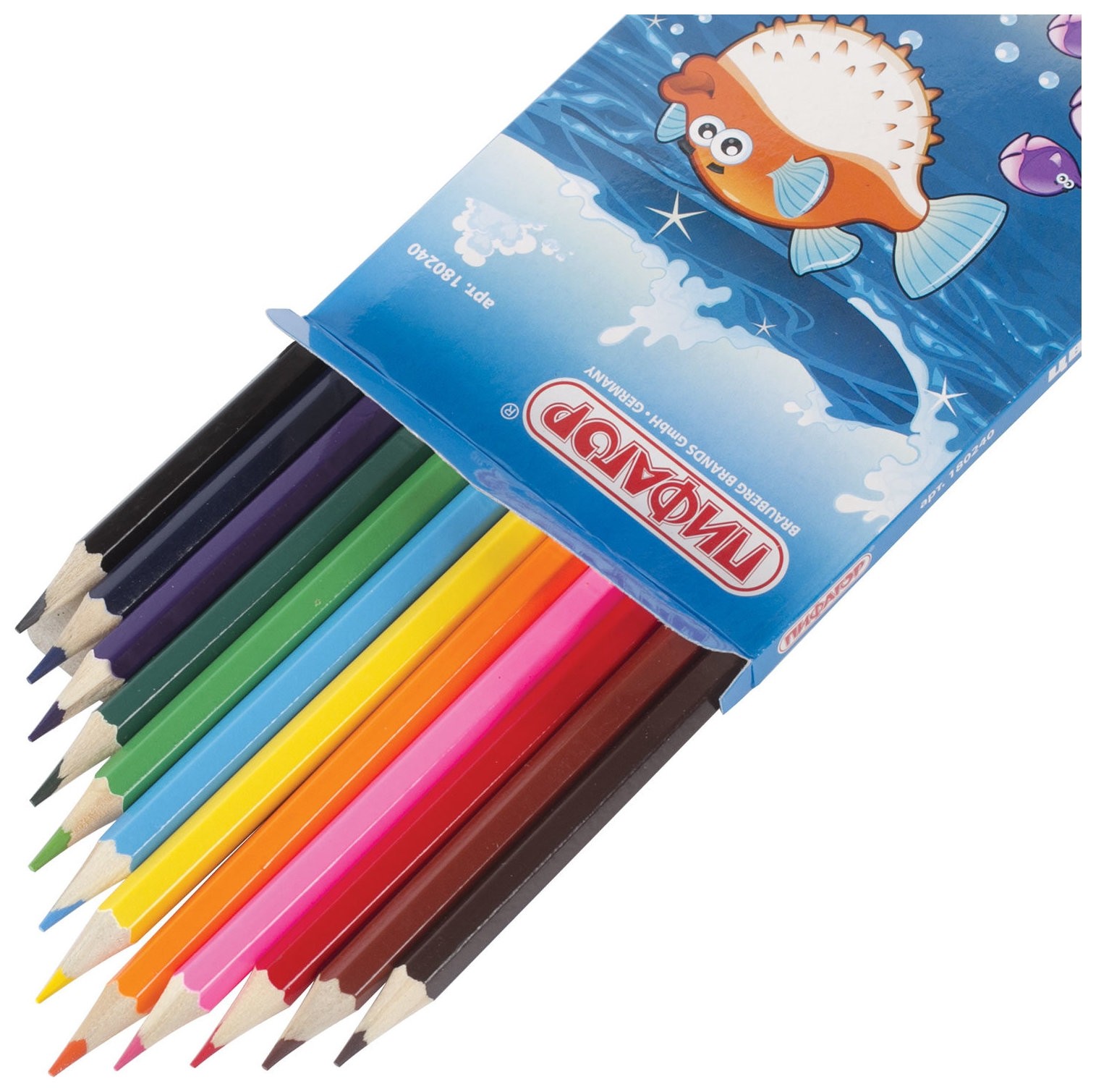 Сколько стоит пачка карандашей. Цветные карандаши Пифагор 12 цветов. Карандаши Пифагор 181338. Упаковка карандашей. Пачка карандашей.