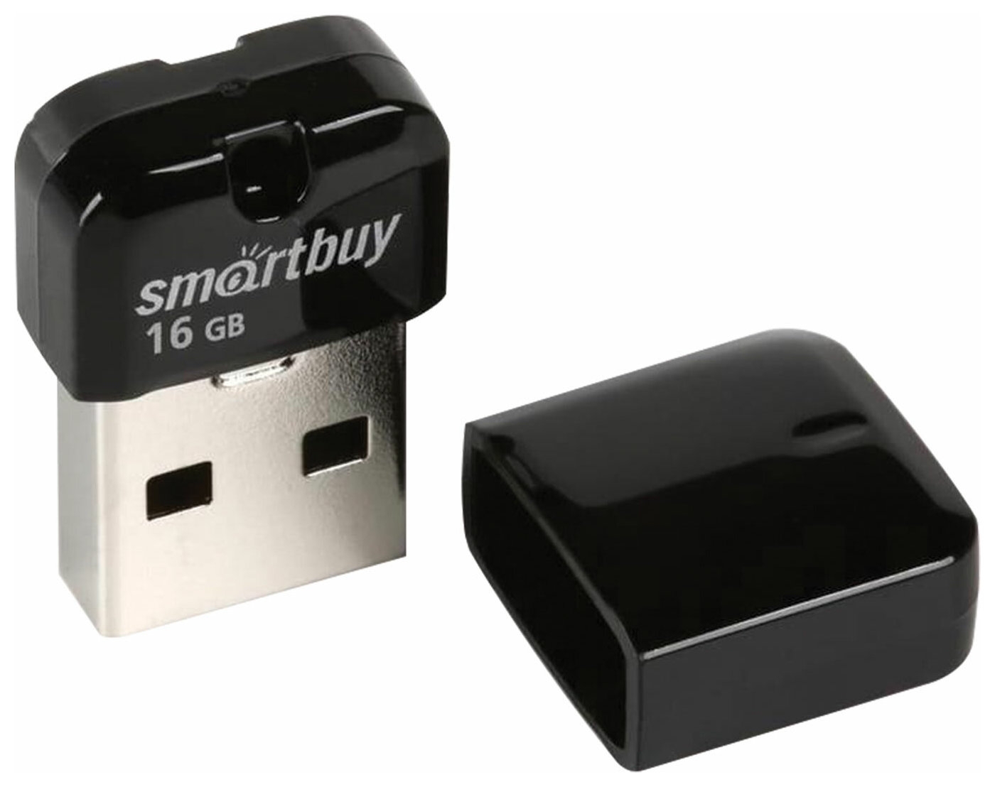 Флеш-диск 16 GB, Smartbuy Art, USB 2.0, черный, Sb16gbak