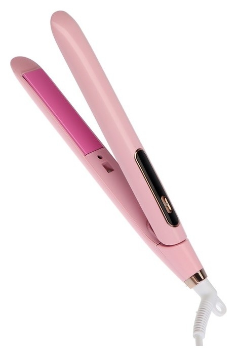 Выпрямитель для волос Luazon Lw-37 45 Вт керамическое покрытие до 230c розовый