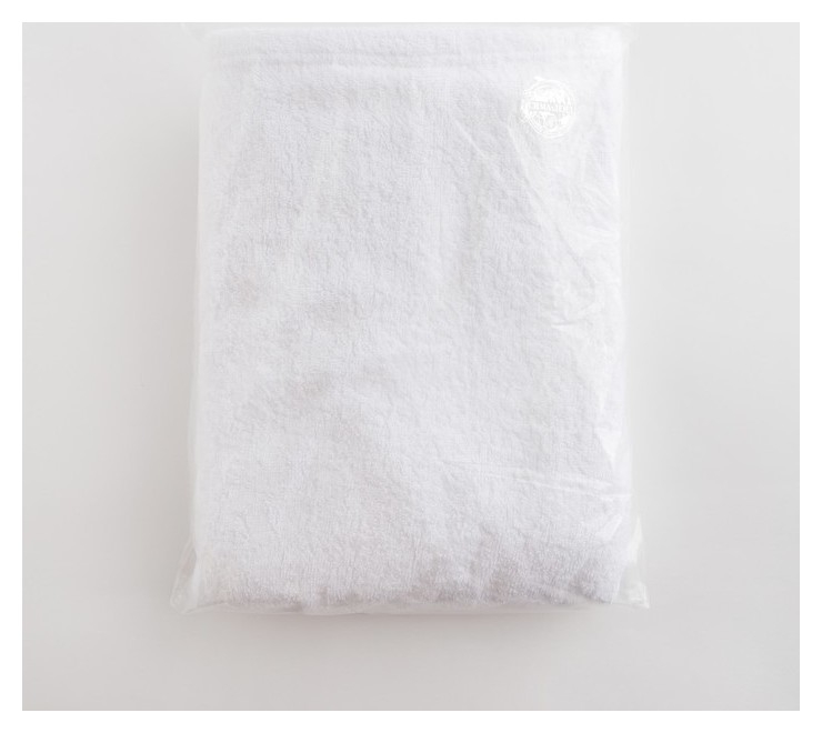 Полотенце банное экономь и Я Парео 68х150 см, цвет белый, 100%хл с Airo, 320 г/м2
