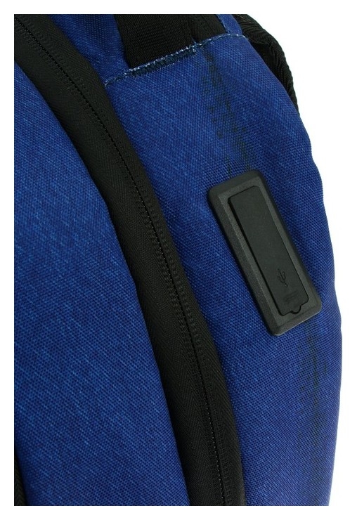 Рюкзак молодежный эргономичная спинка + Usb и аудио выход Devente Red Label, 39 х 30 х 17 см, синий