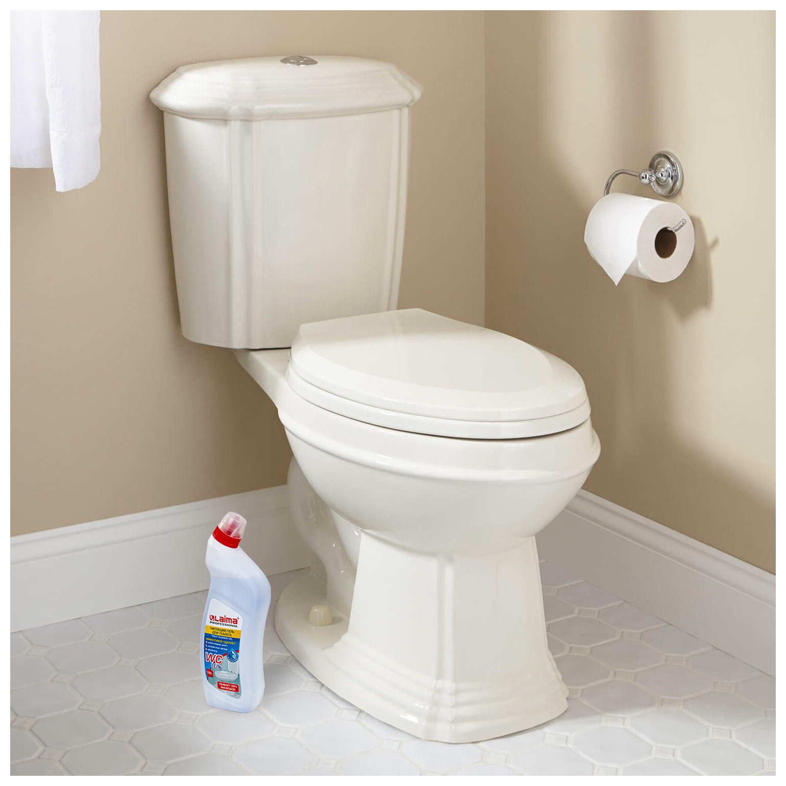 Средство для уборки туалета 750 г, Laima Professional Морской бриз-wc гель, утенок, 604794