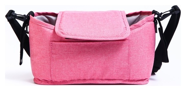 Сумка-органайзер для коляски, цвет розовый