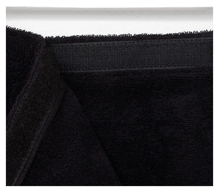 Полотенце банное экономь и Я Парео 68х150 см, цвет черный, 100%хл с Airo, 320 г/м2