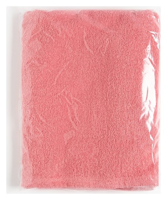 Полотенце банное экономь и Я Парео 68х150 см, цвет пыльно-розовый, 100%хл с Airo, 320 г/м2