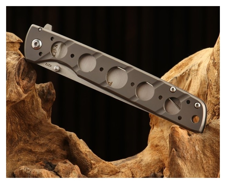 Нож складной Питон сталь - D2, рукоять - сталь
