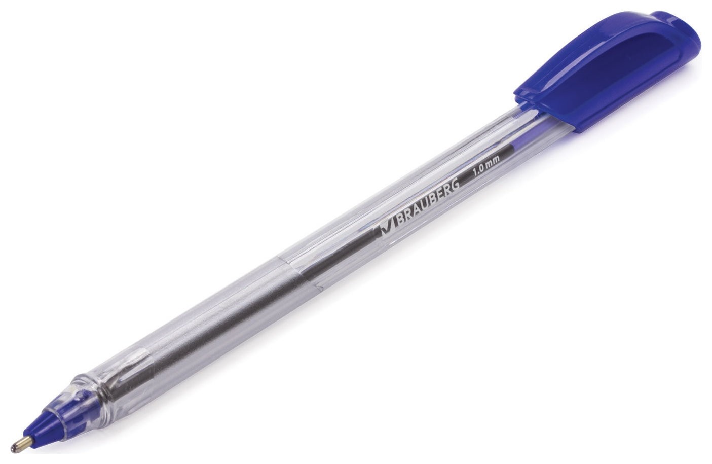 Ручки шариковые масляные Brauberg, набор 4 шт., ассорти, Extra Glide, узел 1 мм, линия письма 0,5 мм
